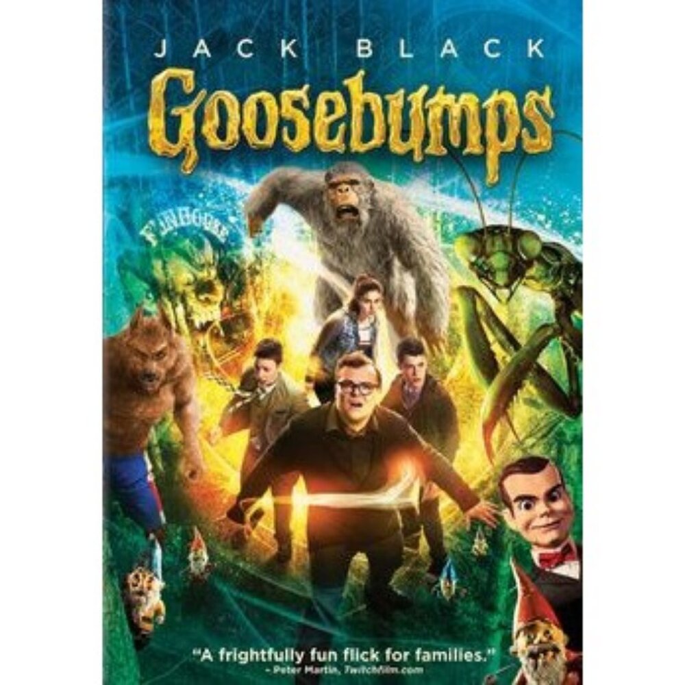 Goosebumps DVD Movie Starring Jack Black Comedy Adventure Family Fun 2015 New
